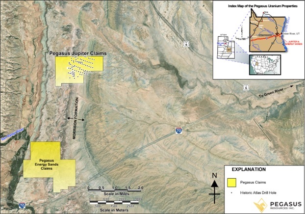 Pegasus Resources Significantly Expands Land Package by Securing Exclusive Rights to Jupiter Uranium Project