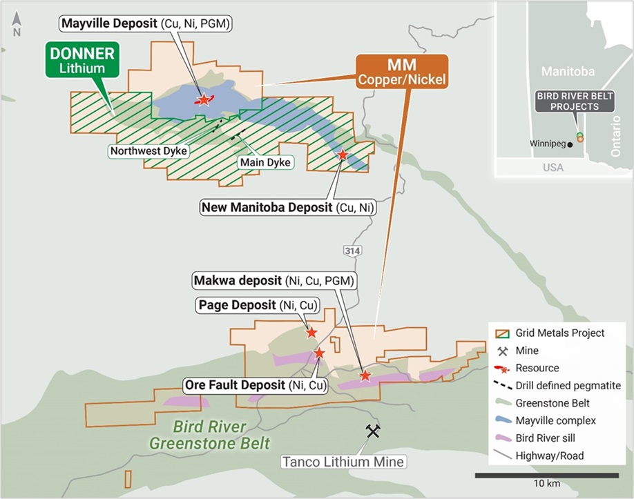 Grid Metals Outlines 4 km Copper 'Corridor' at the MM Copper/Nickel Project; Prepares to Commence Drilling