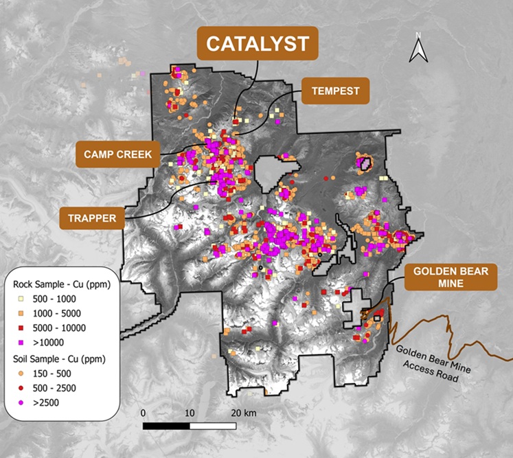 Brixton Metals Starts Drilling at the Catalyst Copper-Gold Porphyry Target with a Second Drill
