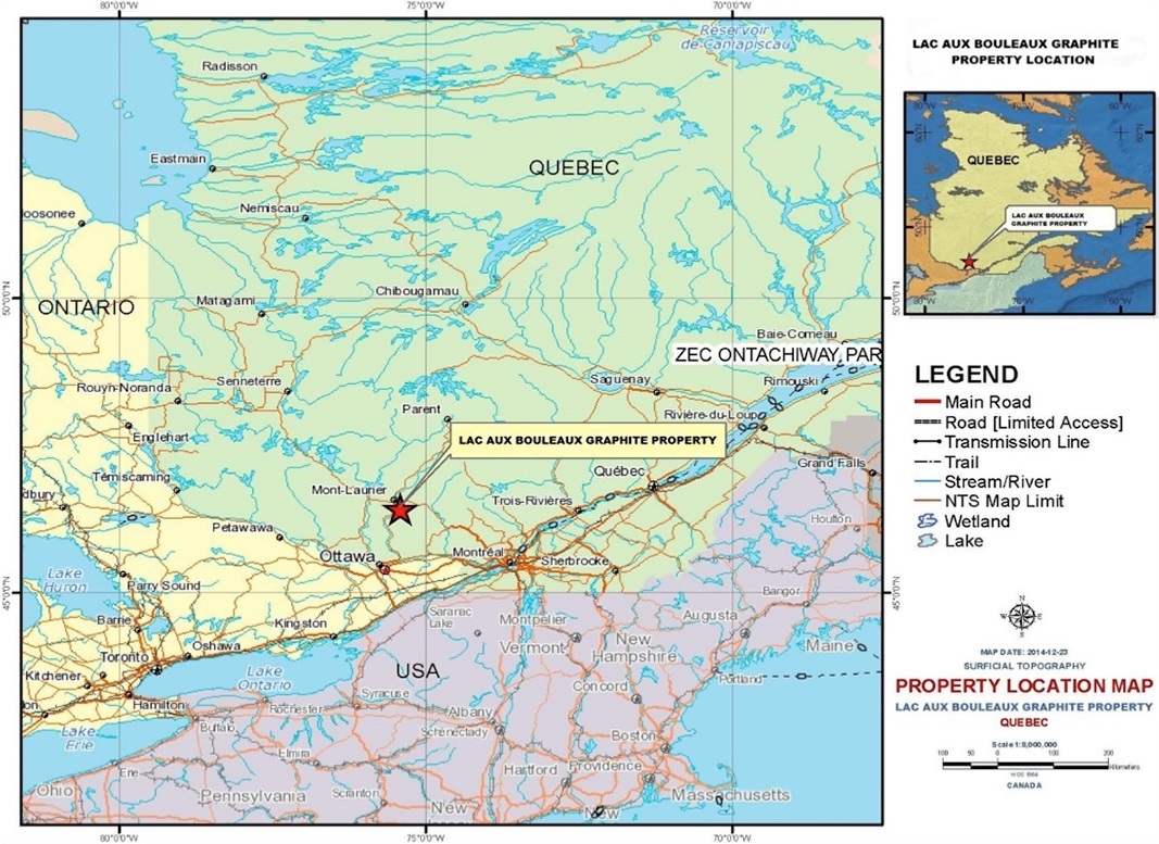 Graphite Energy Corp Commences Drilling At Lac Aux Bouleaux Graphite Property Junior Mining Network