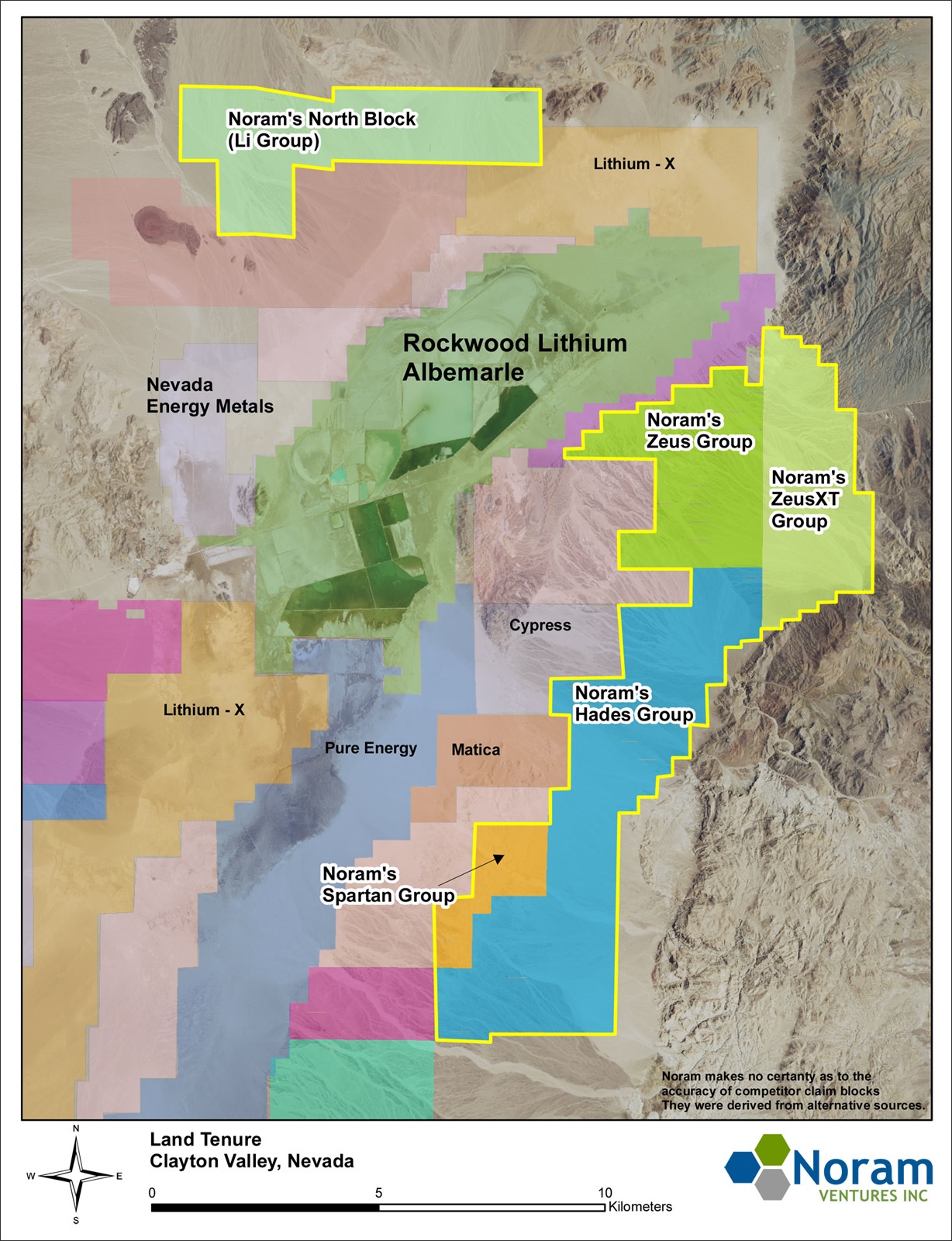 Clayton Valley Nevada Map Noram Ventures Provides Update On Phase 1 Drilling Program And Status Of  Maiden Resource For Its Clayton Valley Lithium Project - Junior Mining  Network