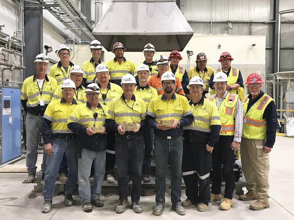 OceanaGold First Gold Pour Haile Mine